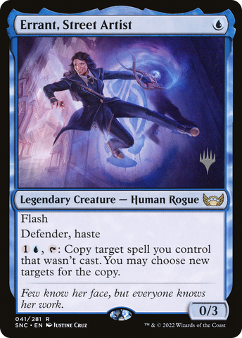 {R} Errant, Street Artist (Promo Pack) [Streets of New Capenna Promos][PP SNC 041]
