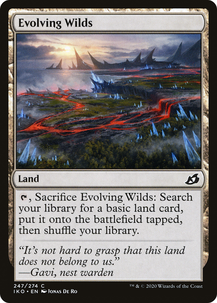 {C} Evolving Wilds [Ikoria: Lair of Behemoths][IKO 247]