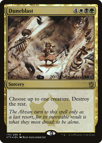 {R} Duneblast [Khans of Tarkir Prerelease Promos][PR KTK 174]
