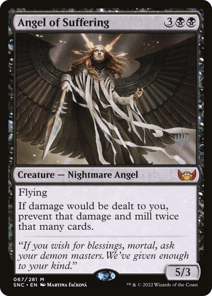 {R} Angel of Suffering (Promo Pack) [Streets of New Capenna Promos][PP SNC 067]