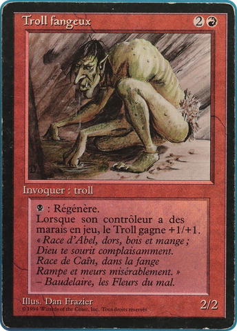 {F} Sedge Troll [Foreign Black Border][FBB 3ED 174]