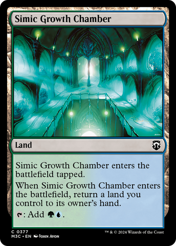 {C} Simic Growth Chamber (Ripple Foil) [Modern Horizons 3 Commander][RPF M3C 377]