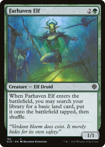 {C} Farhaven Elf [Starter Commander Decks][SCD 182]