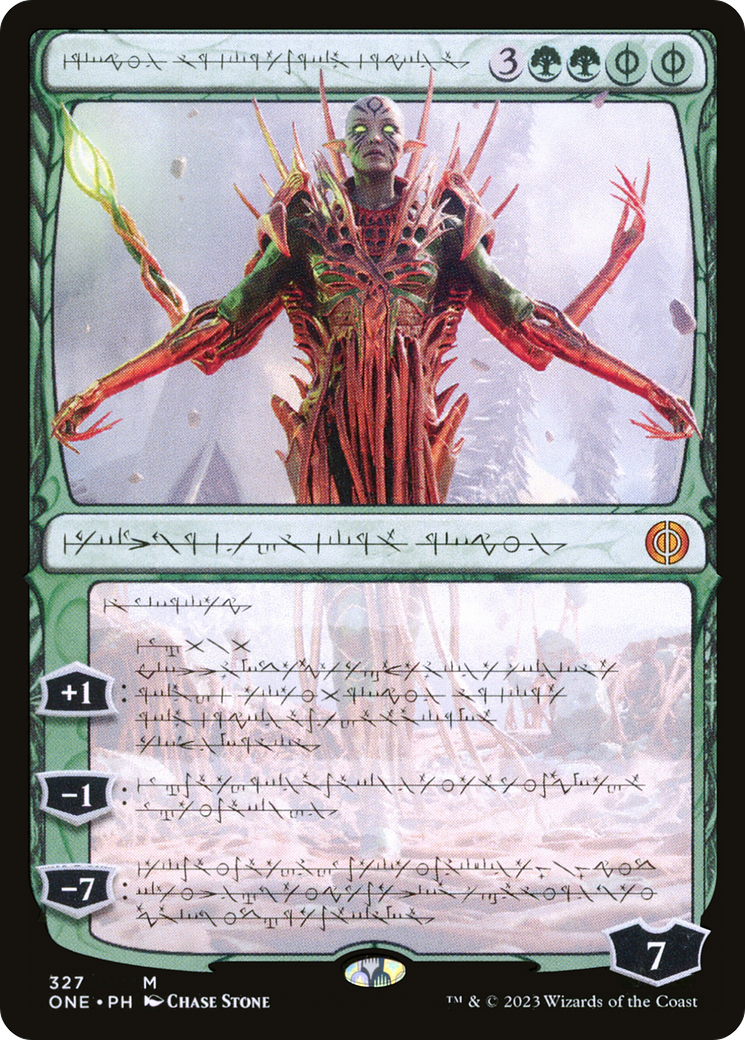 {R} Nissa, Ascended Animist (Phyrexianized) [Phyrexia: All Will Be One][ONE 327]