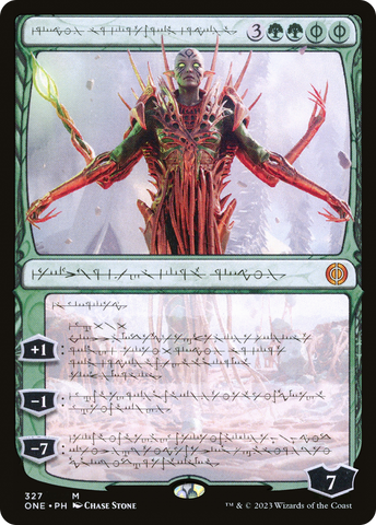 {R} Nissa, Ascended Animist (Phyrexianized) [Phyrexia: All Will Be One][ONE 327]