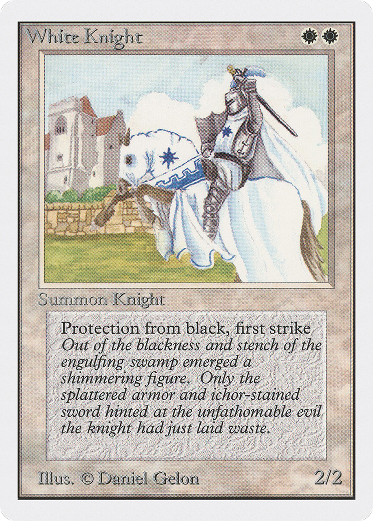 {C} White Knight [Unlimited Edition][2ED 044] - Misty Mountain Games