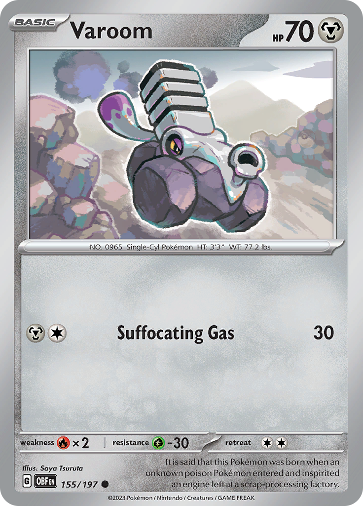 [PKM-C] Varoom (155/197) [Scarlet & Violet: Obsidian Flames]