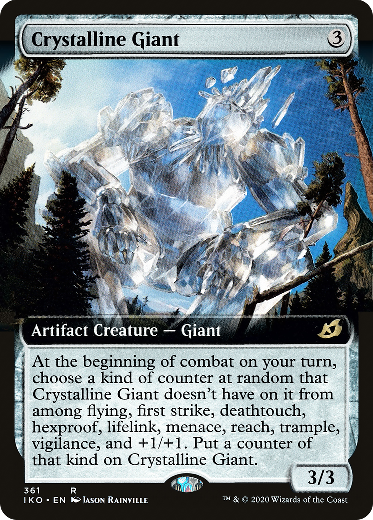 {R} Crystalline Giant (Extended Art) [Ikoria: Lair of Behemoths][IKO 361]