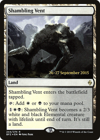 {R} Shambling Vent [Battle for Zendikar Prerelease Promos][PR BFZ 244]