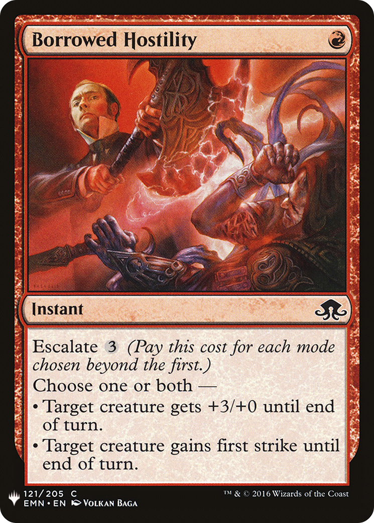 {C} Borrowed Hostility [Mystery Booster][LS EMN 121]