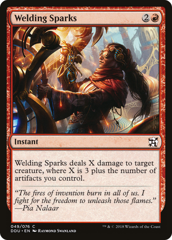{C} Welding Sparks [Duel Decks: Elves vs. Inventors][DDU 049]