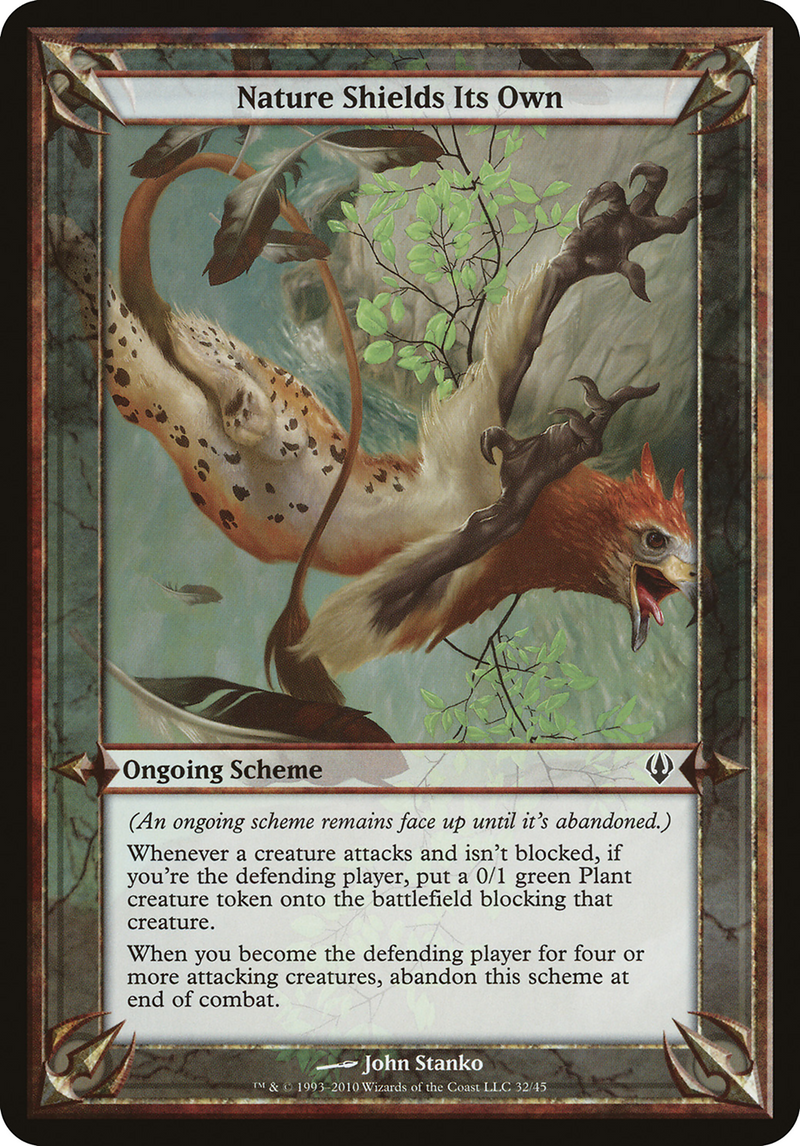 {O} Nature Shields Its Own (Schemes) [Archenemy Schemes][OVR ARC 032]