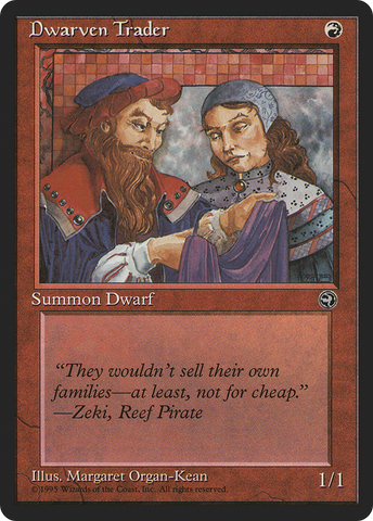 {C} Dwarven Trader (Zeki Flavor Text) [Homelands][HML 72B]