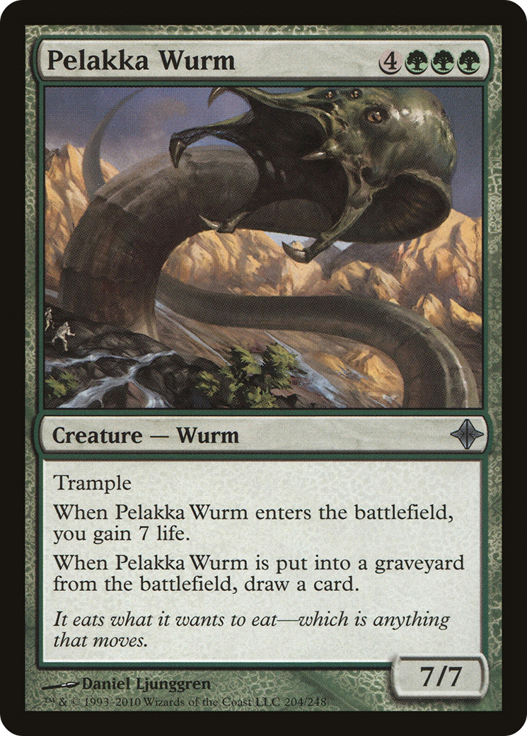 {C} Pelakka Wurm [Rise of the Eldrazi][ROE 204]