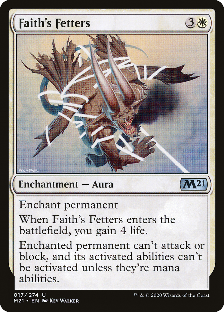 {C} Faith's Fetters [Core Set 2021][M21 017]