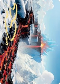 {A} Surtland Frostpyre Art Card (Gold-Stamped Signature) [Kaldheim Art Series][GS AKHM 075]