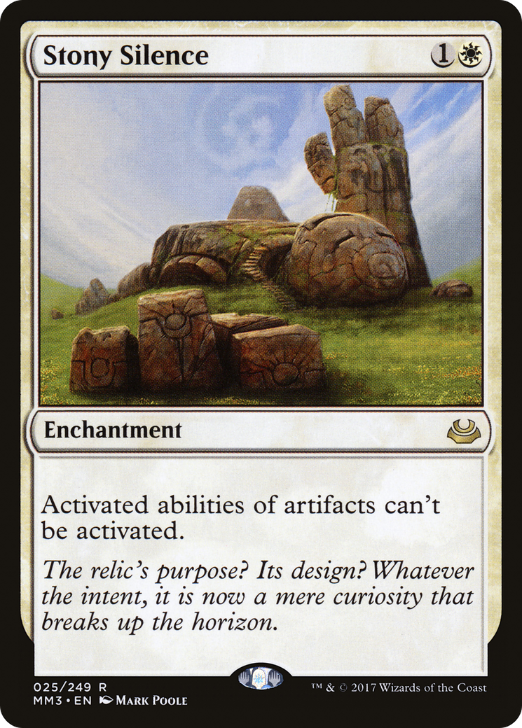 {R} Stony Silence [Modern Masters 2017][MM3 025] - Misty Mountain Games