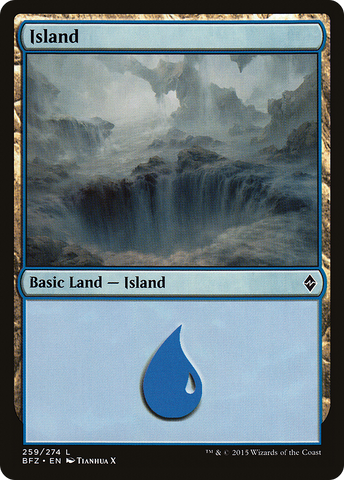 {B}[BFZ 259] Island (259a) [Battle for Zendikar]