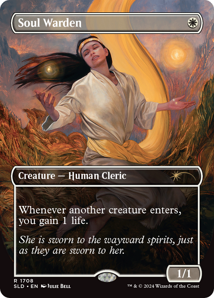 Soul Warden [SLD-1708]  (Borderless) Foil