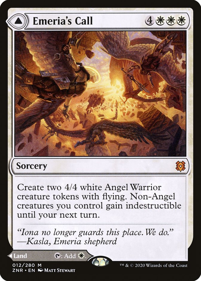 {R} Emeria's Call // Emeria, Shattered Skyclave [Zendikar Rising][ZNR 012] - Misty Mountain Games