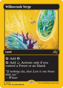 {@R} Willowrush Verge (First-Place Foil) [Aetherdrift][DFT 506]