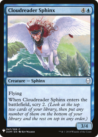 {C} Cloudreader Sphinx [Mystery Booster][LS DOM 047]