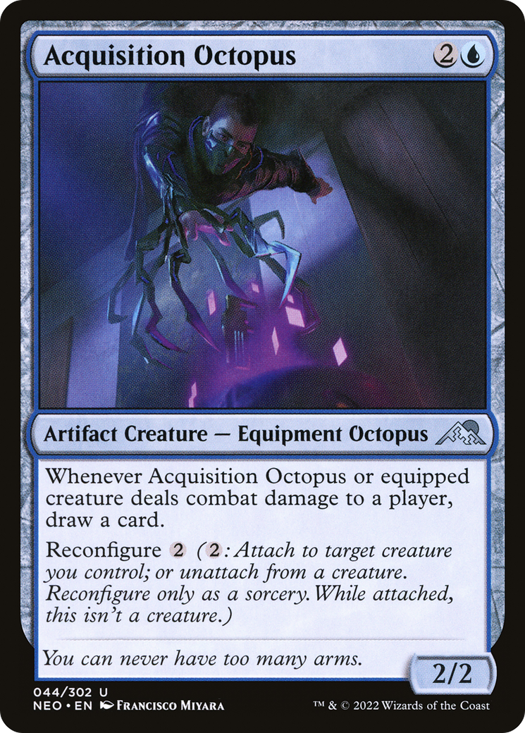 {C} Acquisition Octopus [Kamigawa: Neon Dynasty][NEO 044]