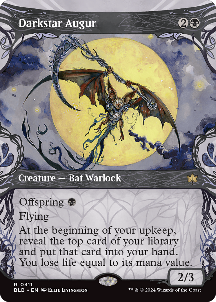 {@R} Darkstar Augur (Showcase) [Bloomburrow][BLB 311]