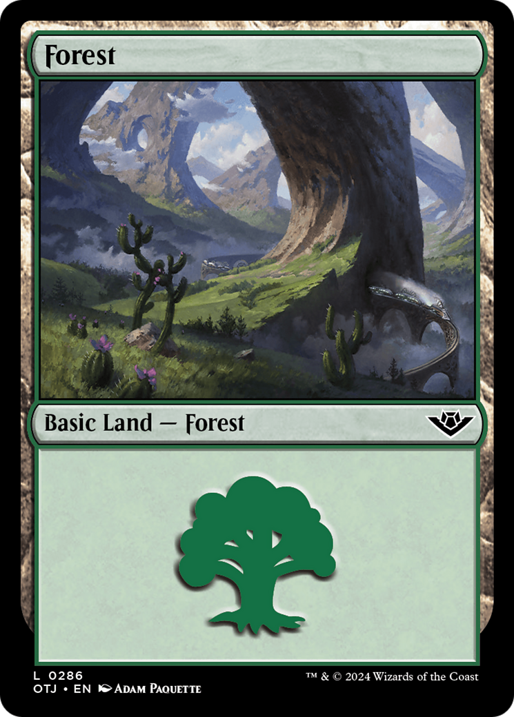 {B}[OTJ 286] Forest (0286) [Outlaws of Thunder Junction]