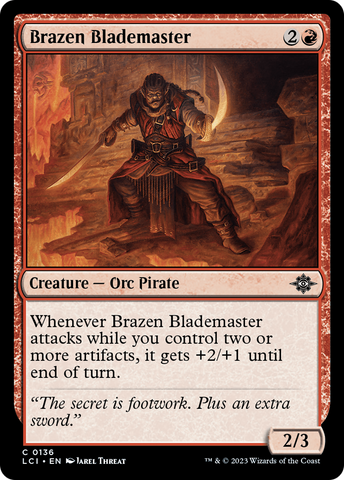 {@C} Brazen Blademaster [The Lost Caverns of Ixalan][LCI 136]