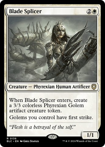 {R} Blade Splicer [Bloomburrow Commander][BLC 136]