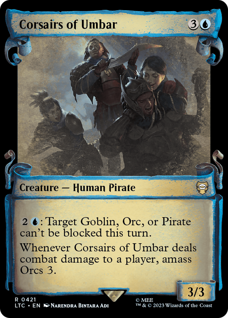 {R} Corsairs of Umbar [The Lord of the Rings: Tales of Middle-Earth Commander Showcase Scrolls][LTC 421]