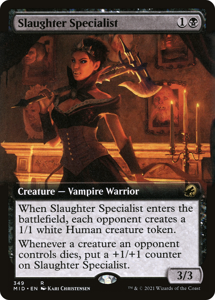 {R} Slaughter Specialist (Extended Art) [Innistrad: Midnight Hunt][MID 349]