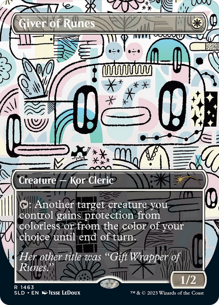 {R} Giver of Runes (Rainbow Foil) [Secret Lair Drop Series][RBF SLD 1463]