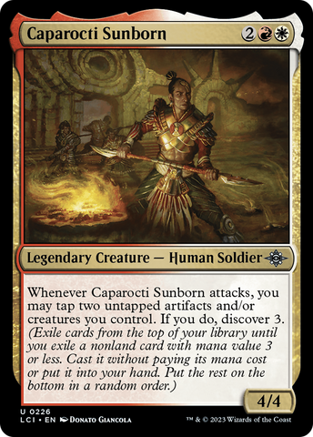 {@C} Caparocti Sunborn [The Lost Caverns of Ixalan][LCI 226]