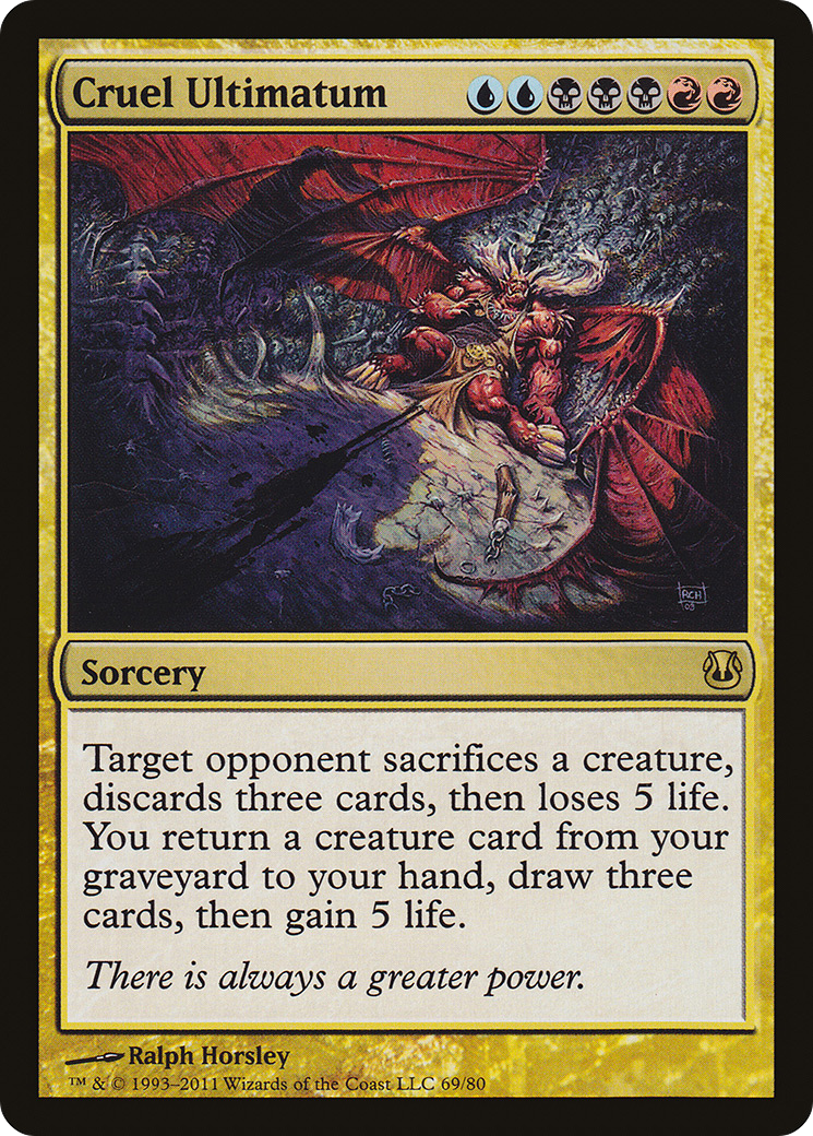 {R} Cruel Ultimatum [Duel Decks: Ajani vs. Nicol Bolas][DDH 069]