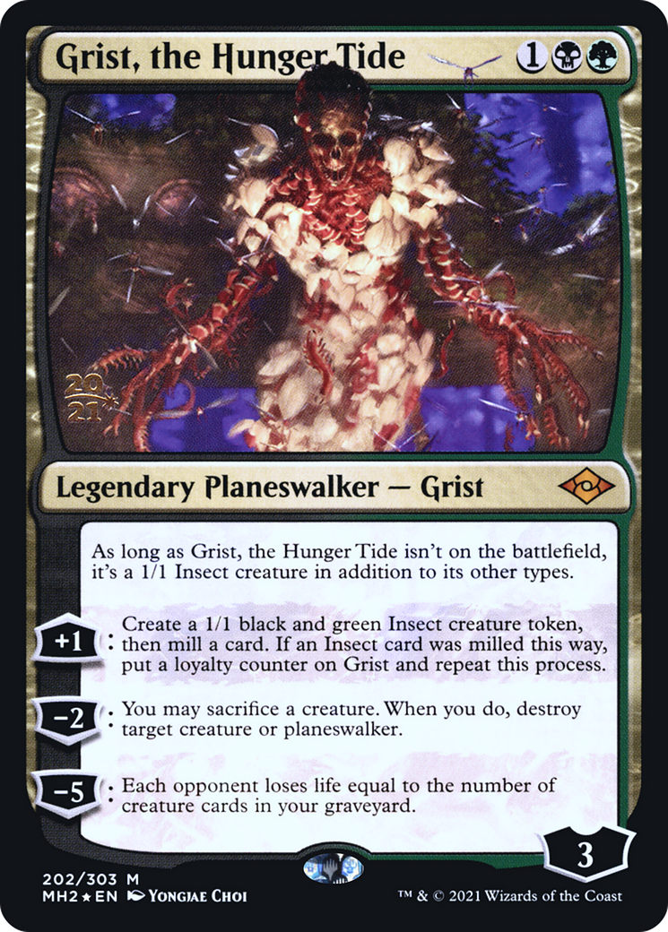 {R} Grist, the Hunger Tide [Modern Horizons 2 Prerelease Promos][PR MH2 202]