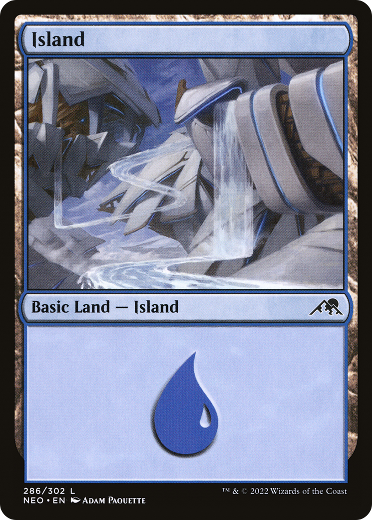 {B}[NEO 286] Island (286) [Kamigawa: Neon Dynasty]