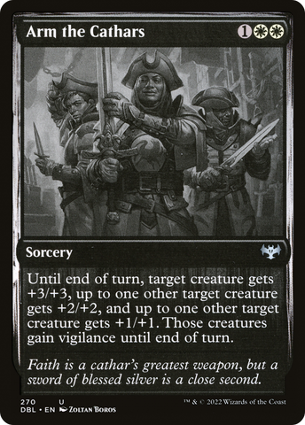 {C} Arm the Cathars [Innistrad: Double Feature][DBL 270]