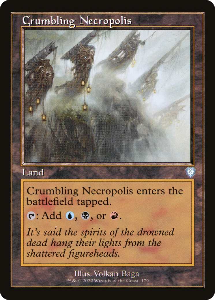 {C} Crumbling Necropolis (Retro) [The Brothers' War Commander][BRC 179]