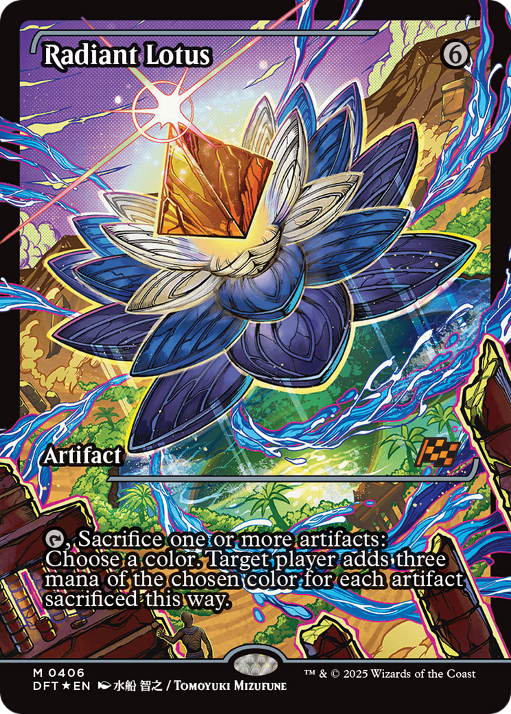 {@R} Radiant Lotus (Showcase) [Aetherdrift][DFT 406]
