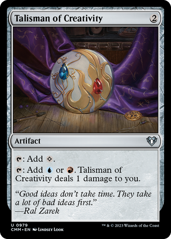 {C} Talisman of Creativity [Commander Masters][CMM 979]