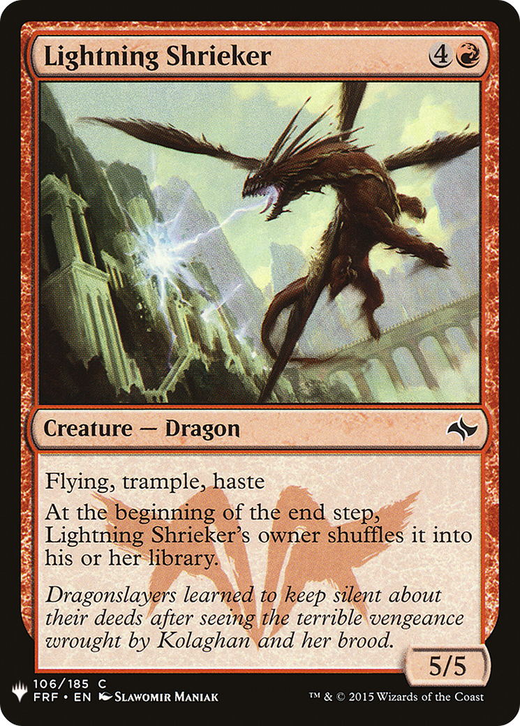 {C} Lightning Shrieker [Mystery Booster][LS FRF 106]