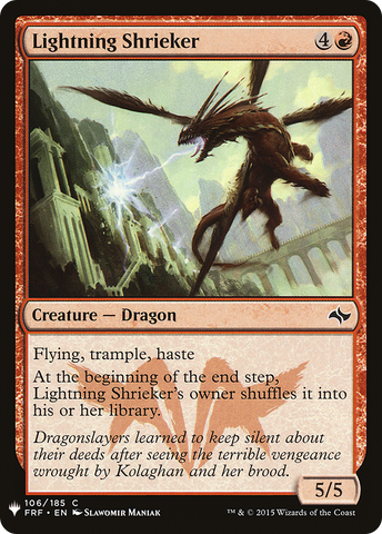 {C} Lightning Shrieker [Mystery Booster][LS FRF 106]