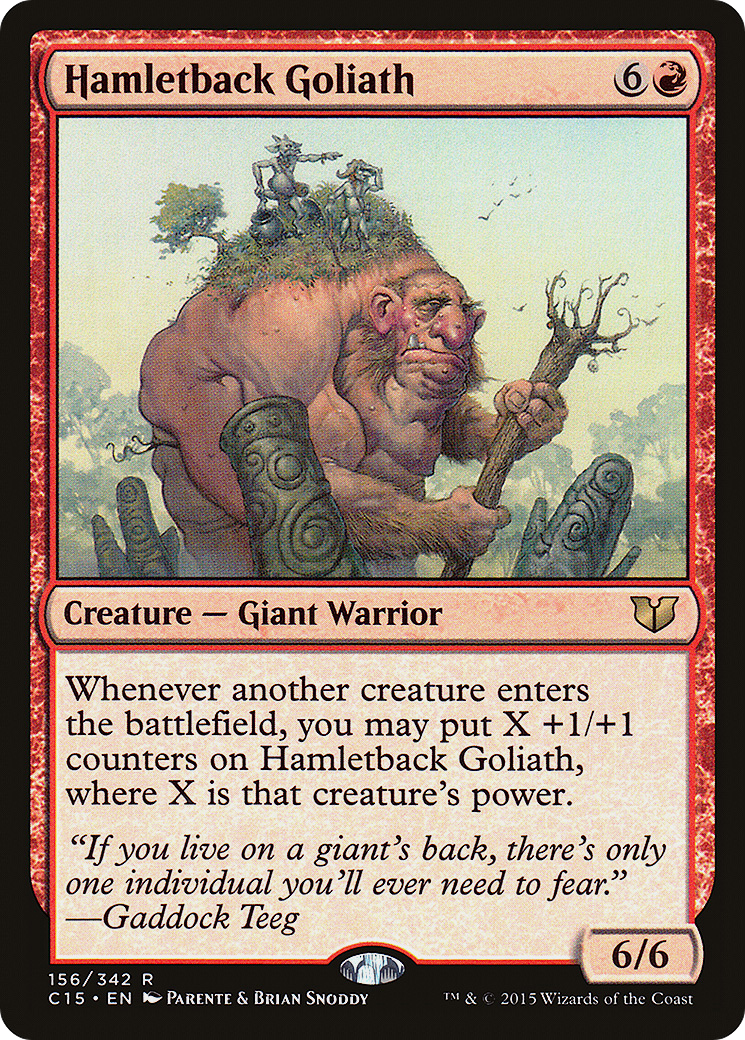 {R} Hamletback Goliath [Commander 2015][C15 156]