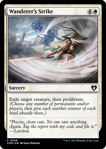 {C} Wanderer's Strike [Commander Masters][CMM 069]