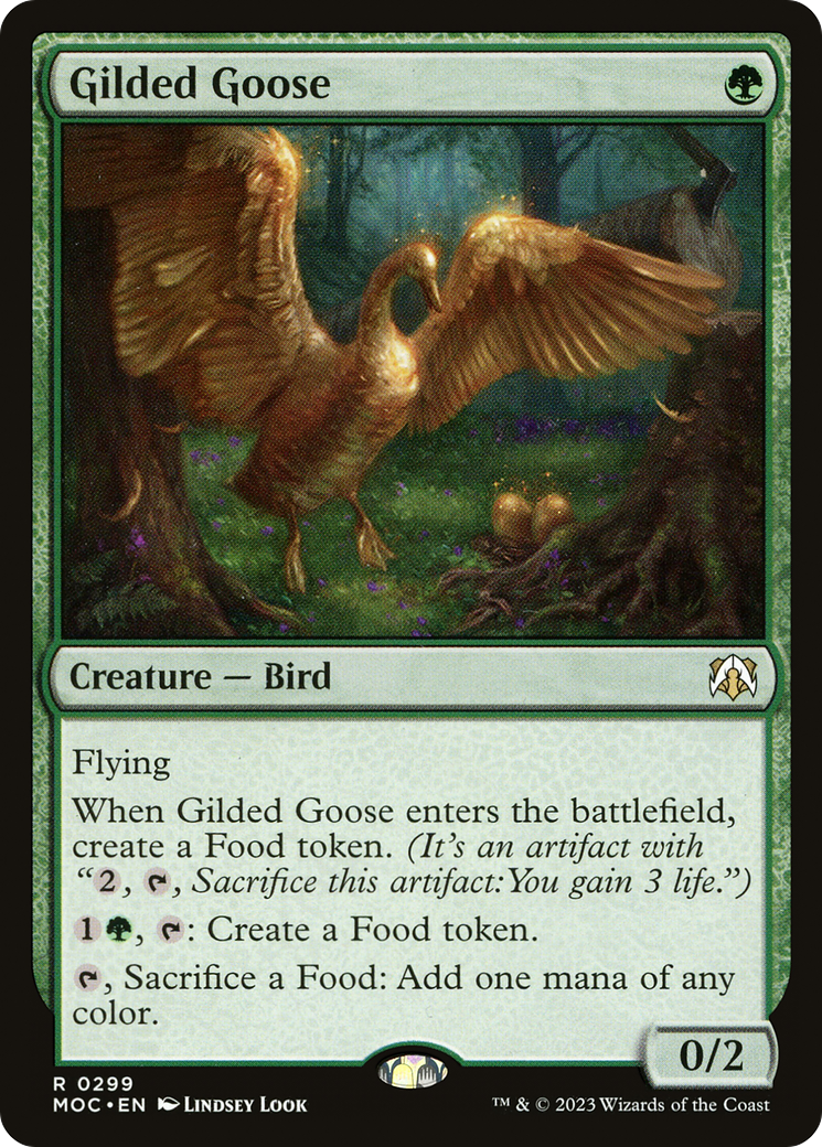 {R} Gilded Goose [March of the Machine Commander][MOC 299]