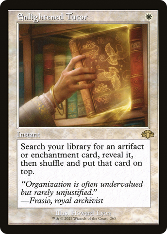 {R} Enlightened Tutor (Retro) [Dominaria Remastered][DMR 263]