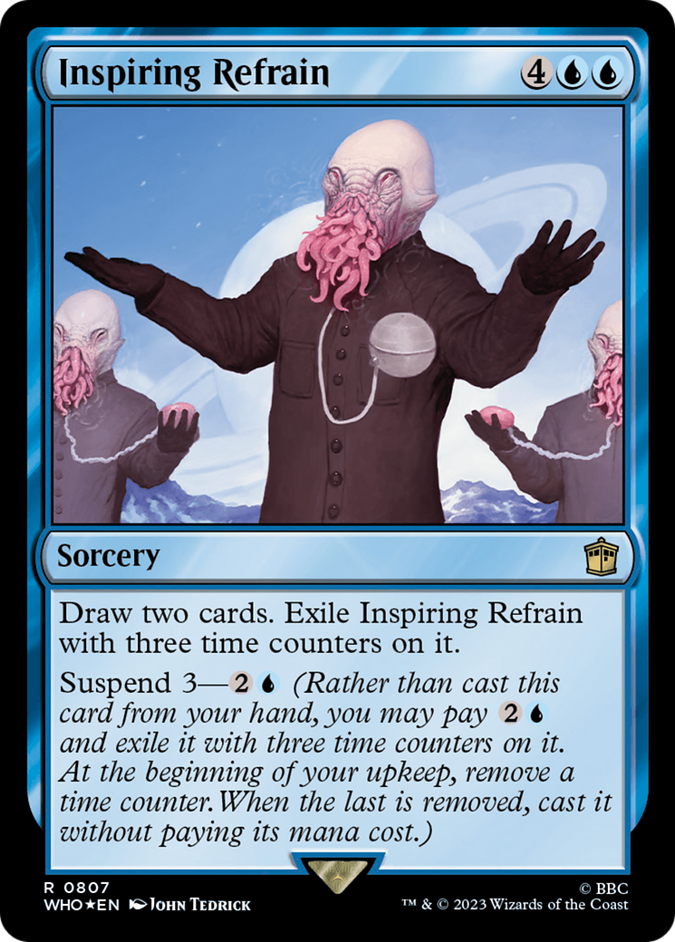 {R} Inspiring Refrain (Surge Foil) [Doctor Who][WHO 807]