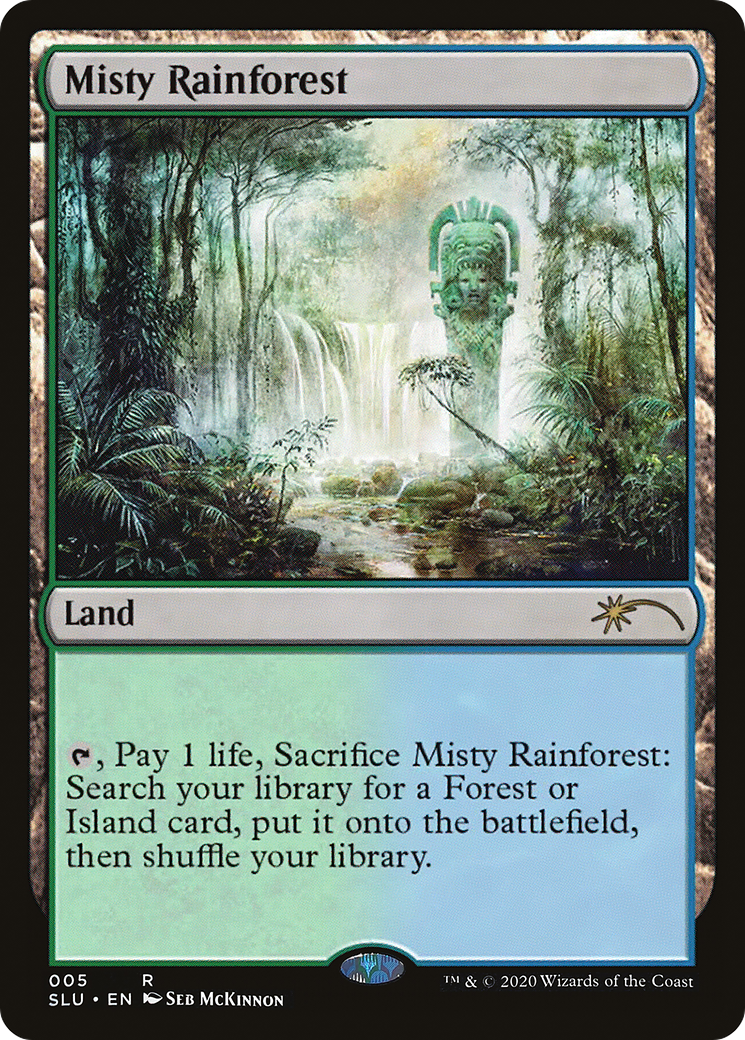 {R} Misty Rainforest [Secret Lair: Ultimate Edition][SLU 005]